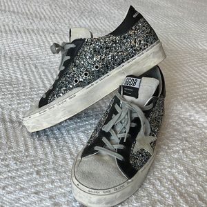 Golden goose glitter Hi Star women’s sneakers
